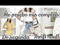 Me pruebo mis compras de goodwill. Thrift haul. Ropa de segunda mano. Ropa de marca