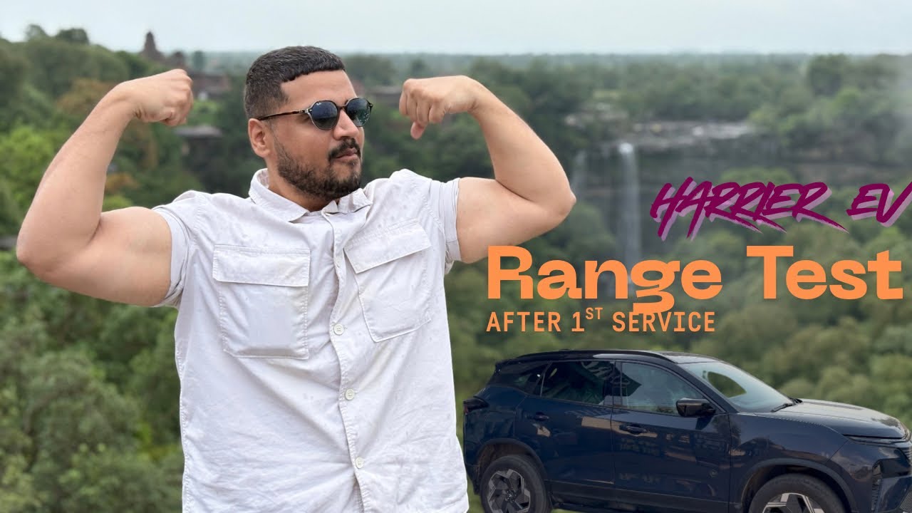 Tata Harrier EV Range Test After First Service | Real Mileage & Performance Review 🚘🔋