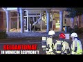 [GROßEINSATZ NACH GELDAUTOMATENSPRENGUNG!] - Explosion zerstört Bank ~ Vollalarm Feuerwehr Monheim -