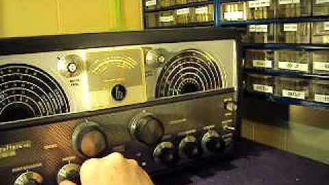 Afternoon Listening to the Hallicrafters SX-100 Ma...