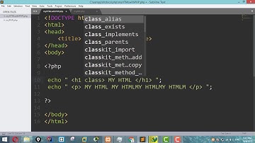 PHP Tutorial For Beginners 9 - Echo with escaping characters:  Single and Double quotes