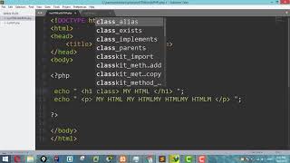 Php Tutorial For Beginners 9 - Echo With Escaping Characters Single And Double Quotes