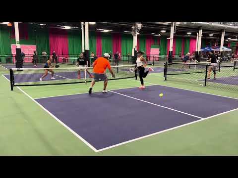 Open division mixed CT summer sendoff Pickleball tournament  pool game 