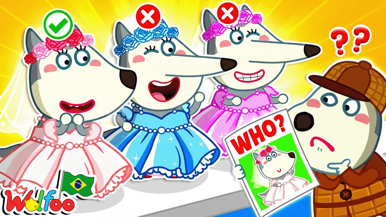 👰 3 Noivas Misteriosas… Só Uma É a Mamãe! – Missão do Wolfoo! | Wolfoo em Português