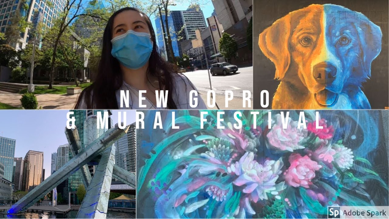 Testing my NEW GoPro Hero8 (Vancouver Mural Festival and Sunsets) YouTube