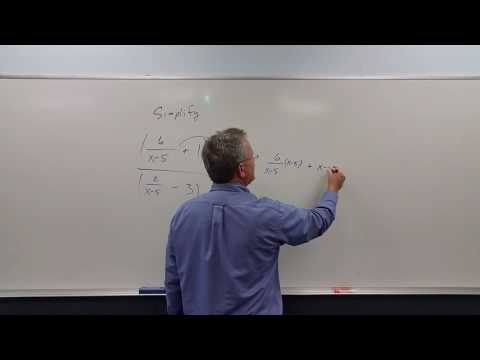 Simplify Complex Fractions (1)