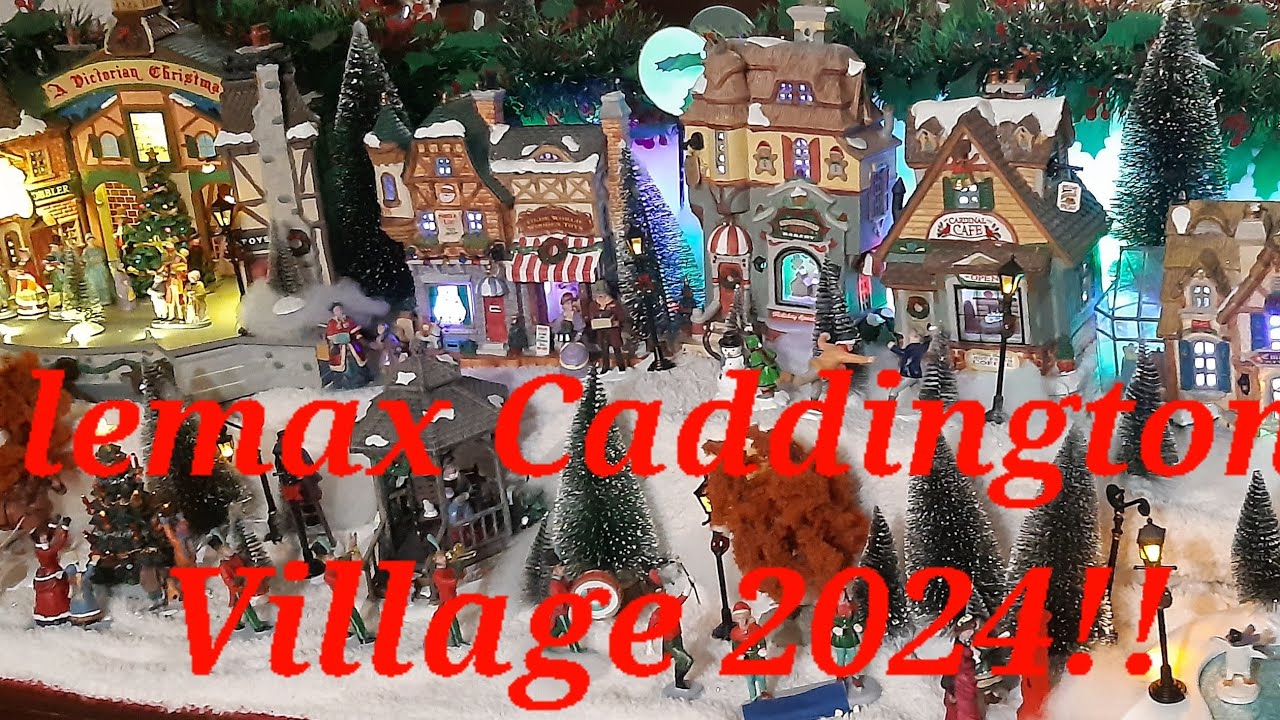 ☃️lemax Caddington Village 2024🎄Villaggio di Natale in stile Vittoriano.🎠