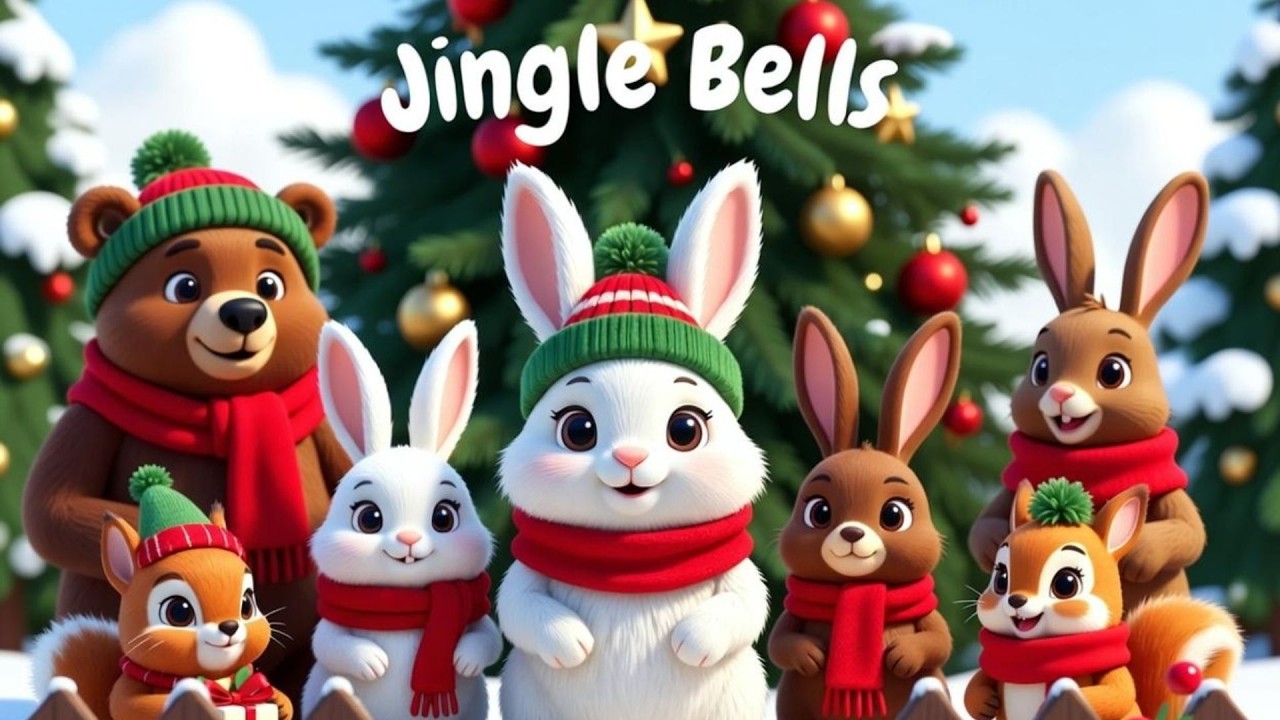 Jingle Bells Song 🎄| Christmas Music for Kids | Fun Winter Holiday ...