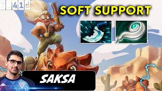 Saksa Snapfire Soft Support - Dota 2 Patch 7.41c pro Player Full Gameplay