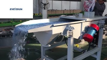 linear vibrating sieve machine for screening plastic blakes