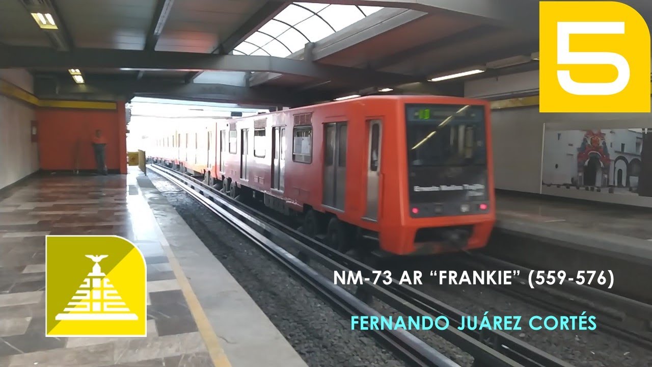 Metro CDMX - Línea 5 - La Raza - NM-73 AR (FRANKIE) - YouTube