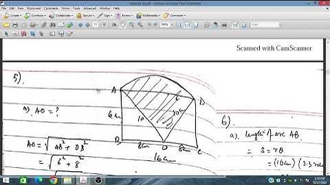 Ex 8.2, Length of an arc, Additional Mathematics 4037, IGCSE and O level