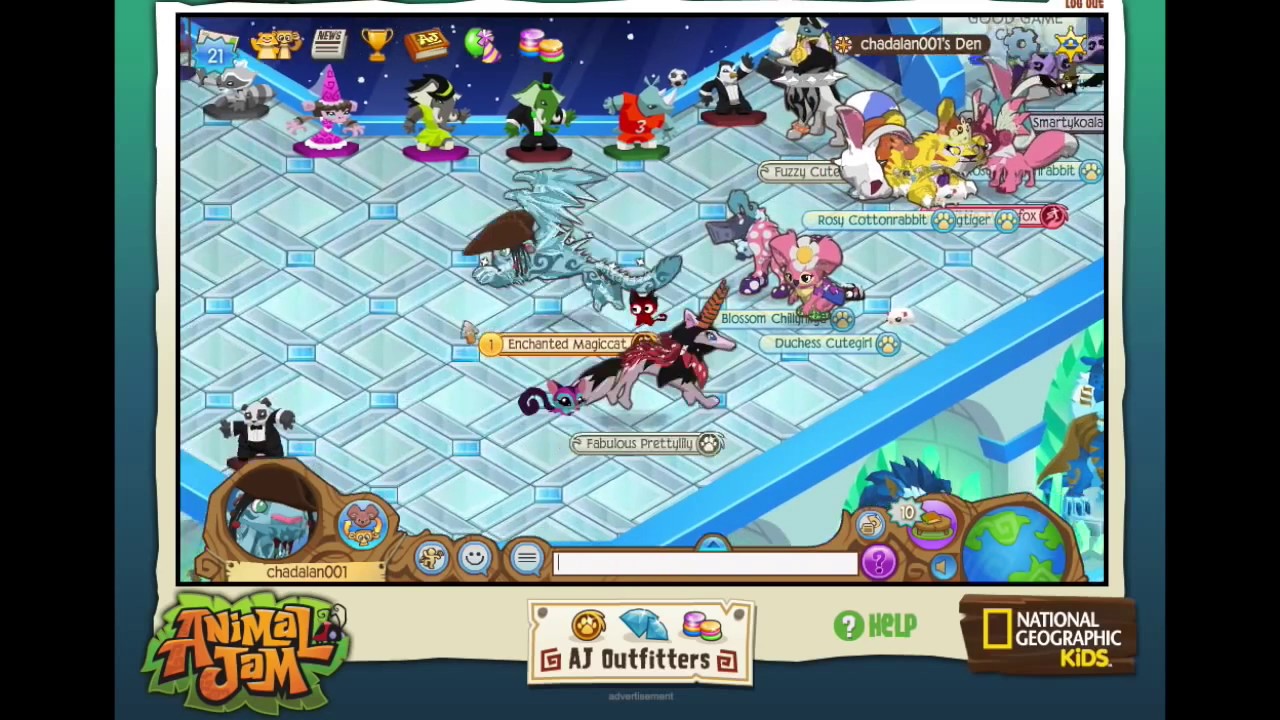 Animal Jam Dance Party with Jammers YouTube
