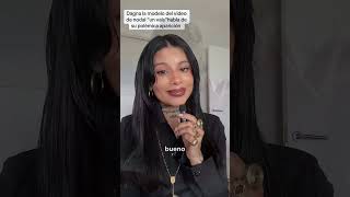 Modelo de un vals’ habla de su polémica aparición #christiannodal #angelaaguilar