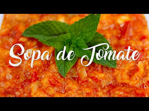 ✅  SOPA DE TOMATE 🍅  Receta de Sopa de tomate ANDALUZA 👍