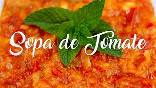✅  SOPA DE TOMATE   Receta de Sopa de tomate ANDALUZA