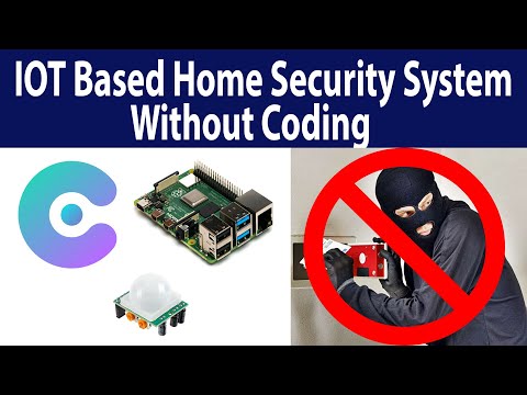 Raspberry Pi IOT Home Security System Intruder alert and Email Notifier without Coding