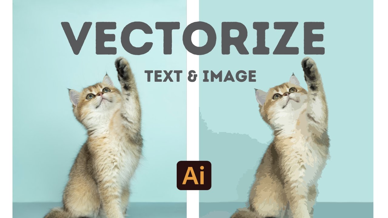 How to Turn Anything in a Vector in Adobe Illustrator - YouTube