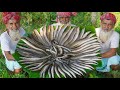 Spiny EEL Fish - Village Cooking - Traditional Fish Cutting &amp; Cooking - Fish Vuna Recipe