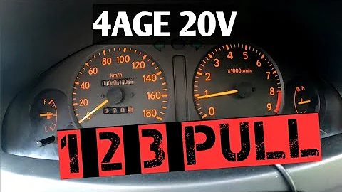 4AGE 20V stock C160 acceleration