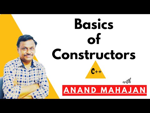 Basics of constructors by Anand Mahajan, Mahajan Computers, Kurukshetra.
