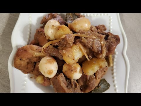 native chicken with gizzard ,potato & egg quail #cookingvideo#satisfied#yummy..