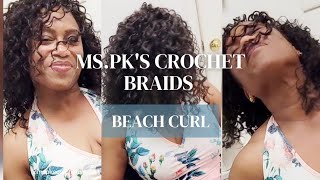 Beach Curl Crochet Braid Ms.Pk's Crochet Braids