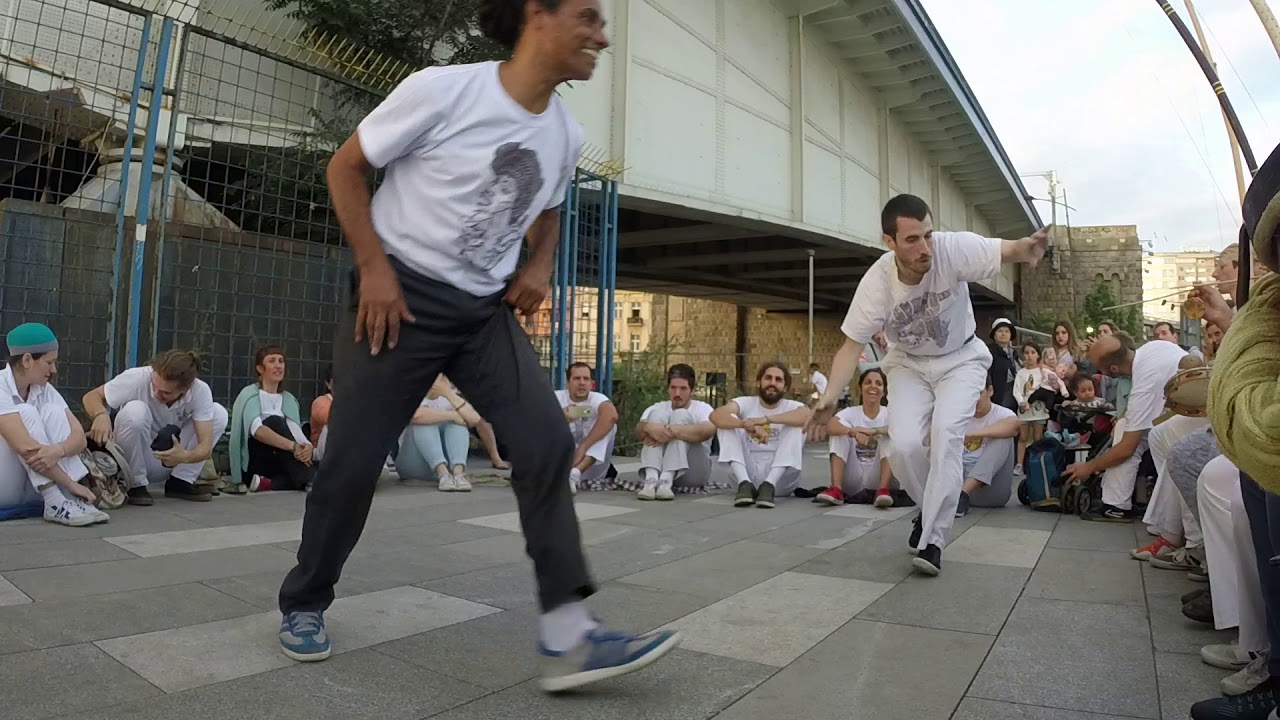 Capoeira Angola Marrom e Alunos Servia Seminario 2018, Roda Aberta, Mestre Marrom, Treinel Vlada