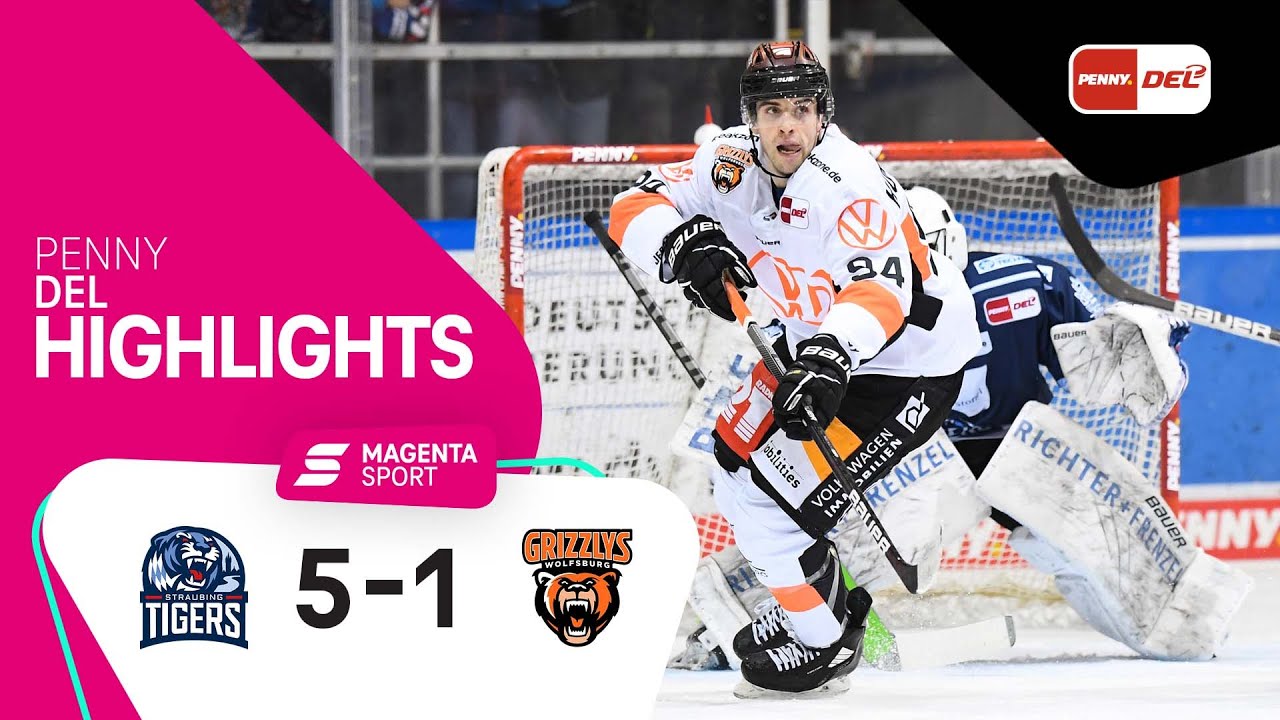 Straubing Tigers - Grizzlys Wolfsburg Highlights PENNY DEL 21/22