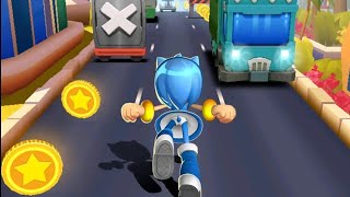 HEDGEHOG 3D RUN: Subway Hedgehog Blue Runner Endless Run screenshot 4