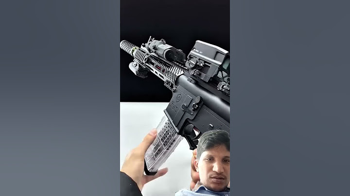 Carbon Fibre F4+Smoke Silencer . Who needs this for Christmas? #toys #gelblasters #airsoft
