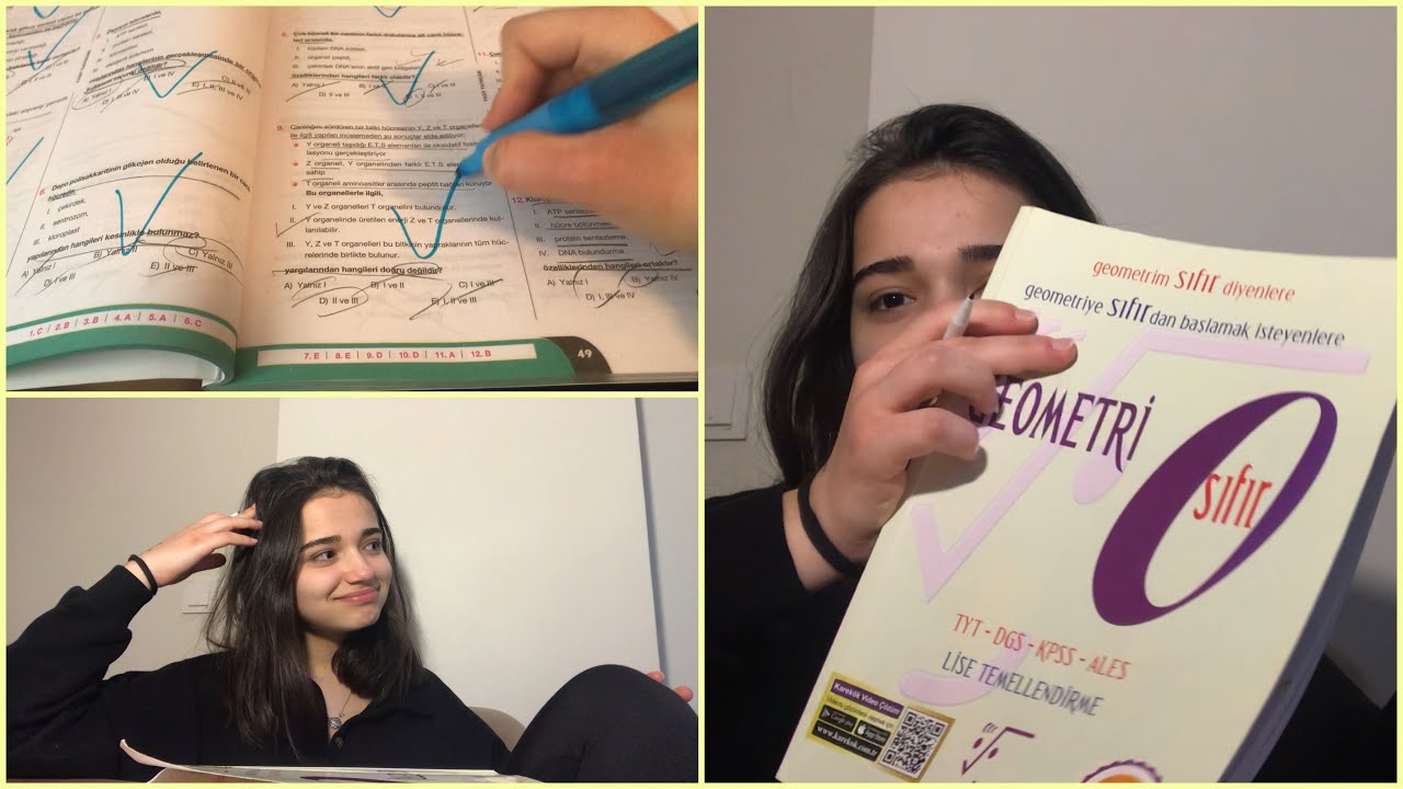 TÜM GÜN BERABER DERS ÇALIŞTIK YİNE... mecburen | Ders Çalışma Günlüğüm