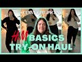  hm affordable basics try on haul  spring 2024 curvymidsize womens fashion picks size 1214