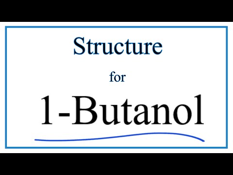 Video: Wat is de structuur van butanol?