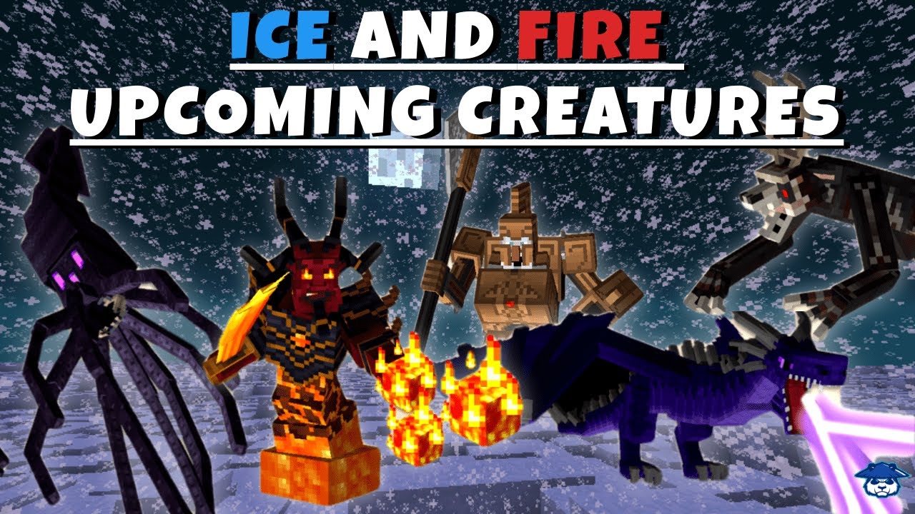 Upcoming Creatures Ice And Fire Mod Minecraft Youtube