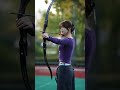 Quick Setup, Clean Shot #fyp #archery #sports #outdoors#recurvebow##archerylife#archerypractice