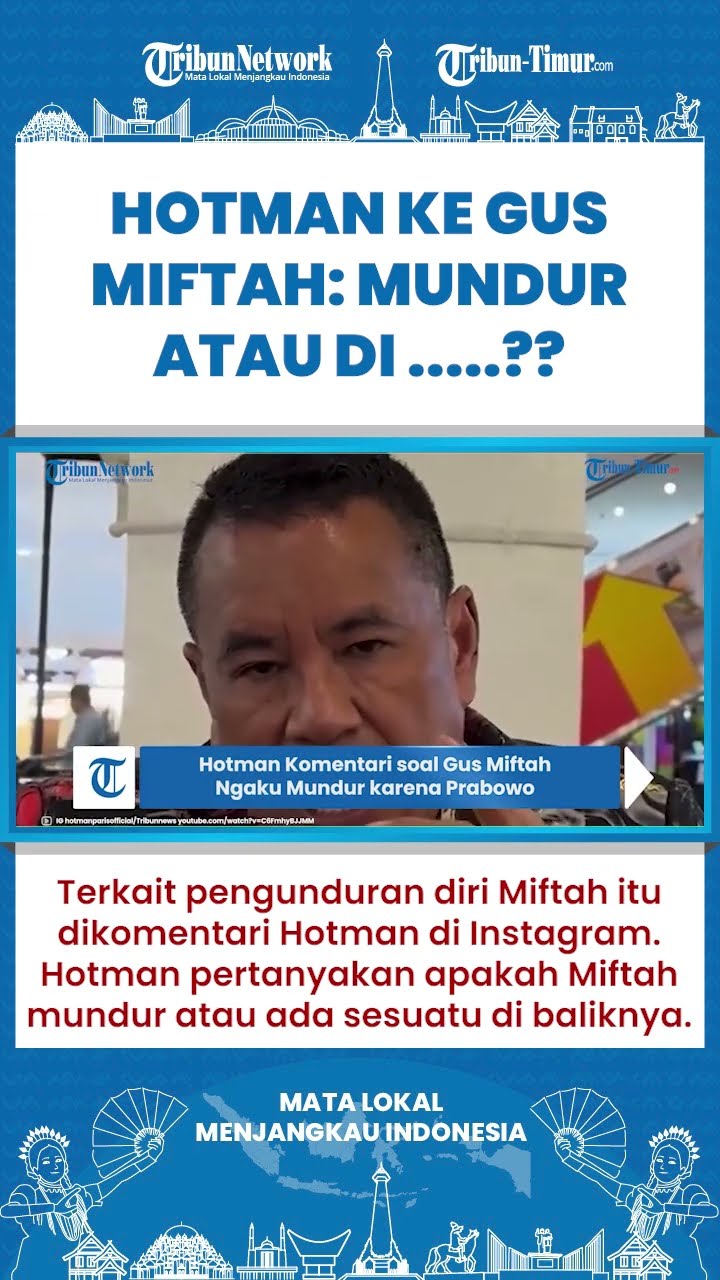 SHORT | Hotman Komentari soal Gus Miftah Ngaku Mundur karena Prabowo