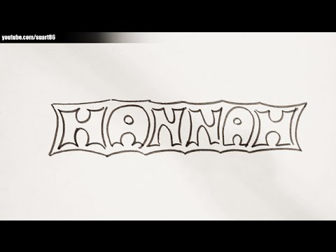 Hannah Name Coloring Page Coloring Pages