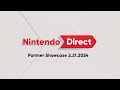 Nintendo direct partner showcase 2212024