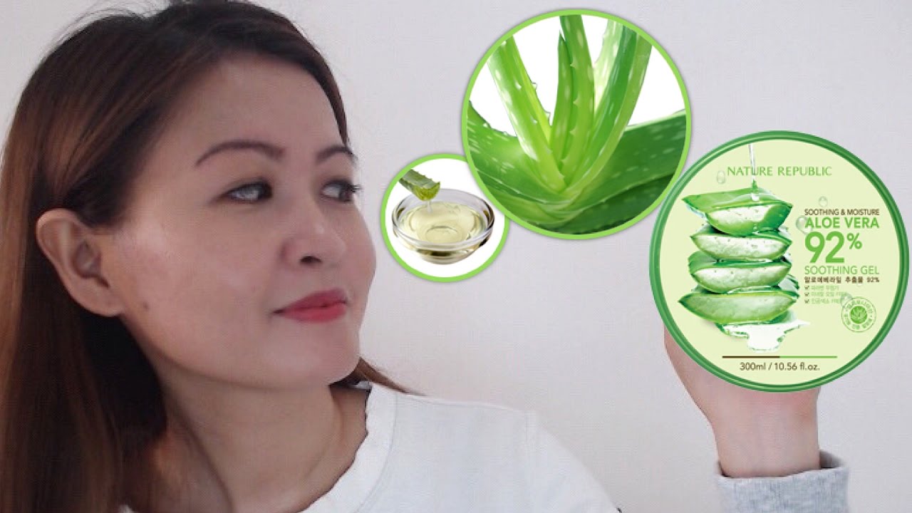 Nature Republic Aloe Vera Gel Review Youtube