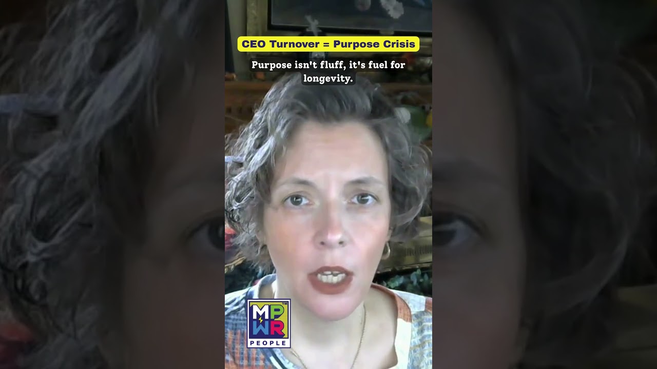 CEO Turnover = Purpose Crisis  