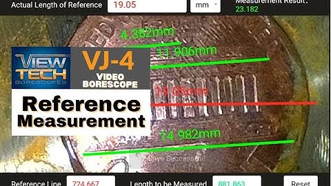 VJ-4 Video Borescope Reference Measurement Instructional Video
