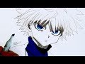 COMMENT DESSINER KIRUA - HUNTER X HUNTER ( TUTO pour DEBUTANT )