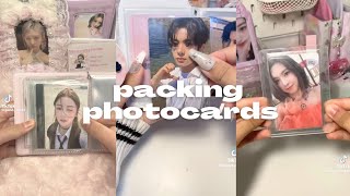 packing photocard compilation (tiktok)