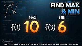 Optimization of One Variable. Solve any Question on Optimization. Find Min, Max Value & Saddle Point