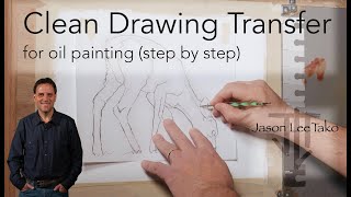 How I Transfer a Drawing to Canvas—No Gridwork