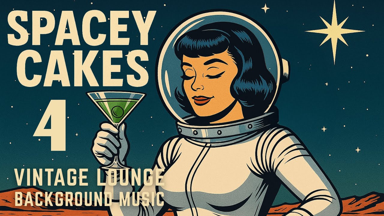 🛸 Spacey Cakes Vol. 4 – Vintage Space-Age Lounge Jazz Background Music for Cocktail Hour