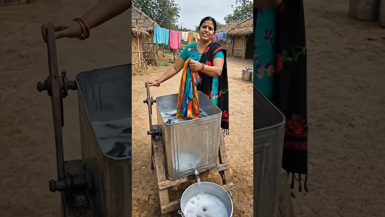 DIY Washing Machine 🤯😄 || #shortsfeed #shorts #viral #ai