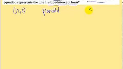 Alg1 - Week 11 - 5-6 Parallel and Perpendicular Lines
