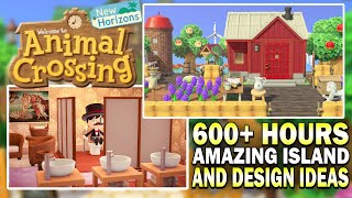 This is what a 600+ Hour Island Looks Like in Animal Crossing New Horizons (ACNH 5-Star Island Tour)